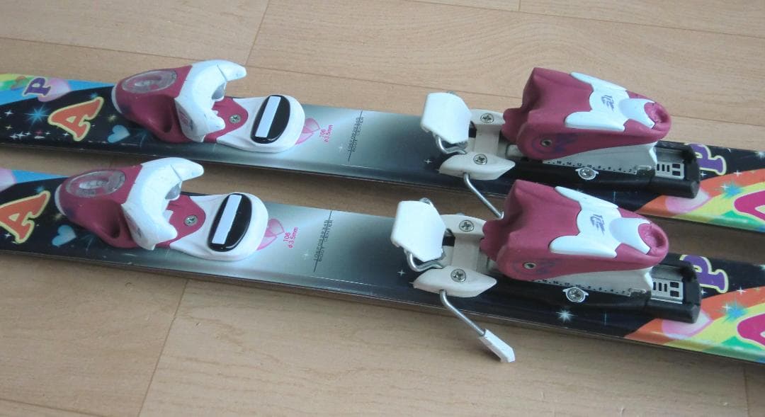 ■■送料無料■KAZAMA■子供用スキー4点セット■板106/靴19■WAX■■