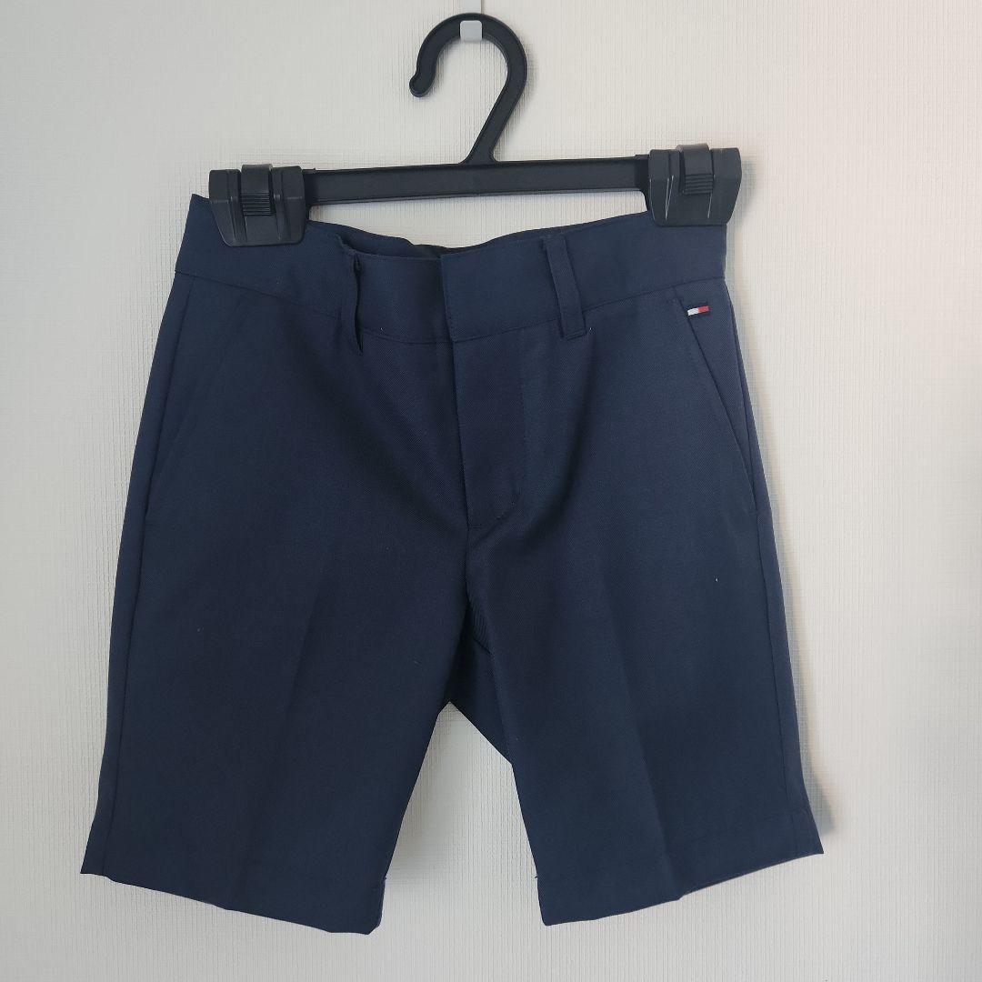  キッズ ネイビー ブレザーとショートパンツのセット