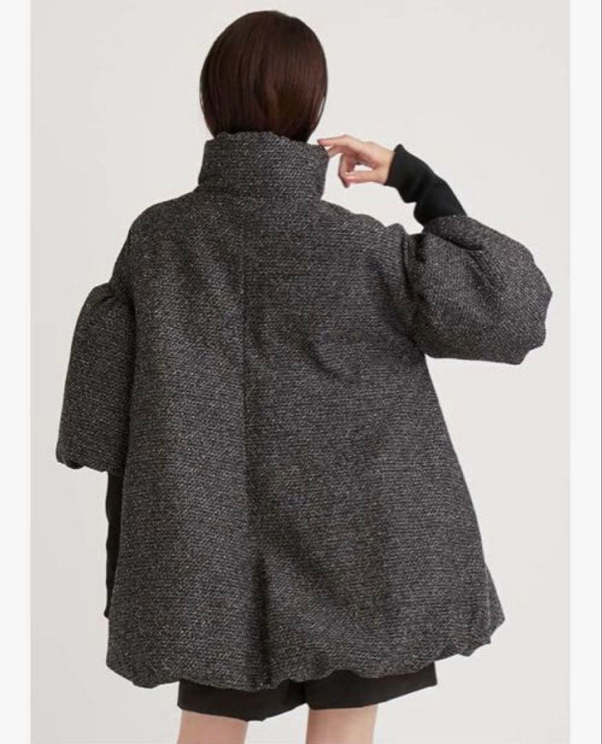 【未使用】CELFORD ツイードパテッドブルゾン