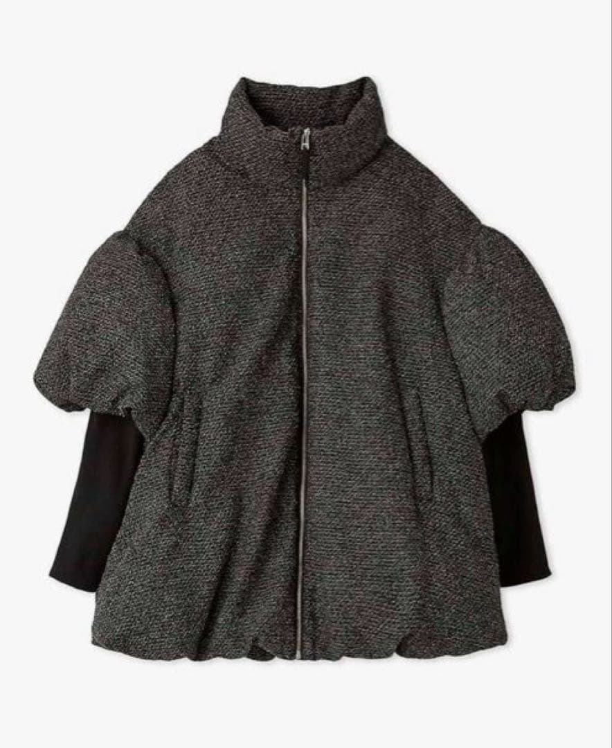 【未使用】CELFORD ツイードパテッドブルゾン