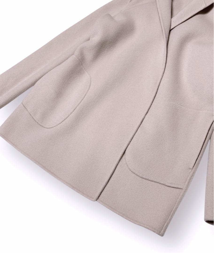 らぶりん　プロフお読み下さいさま専美品 セオリー Theory カシミア混 リバ