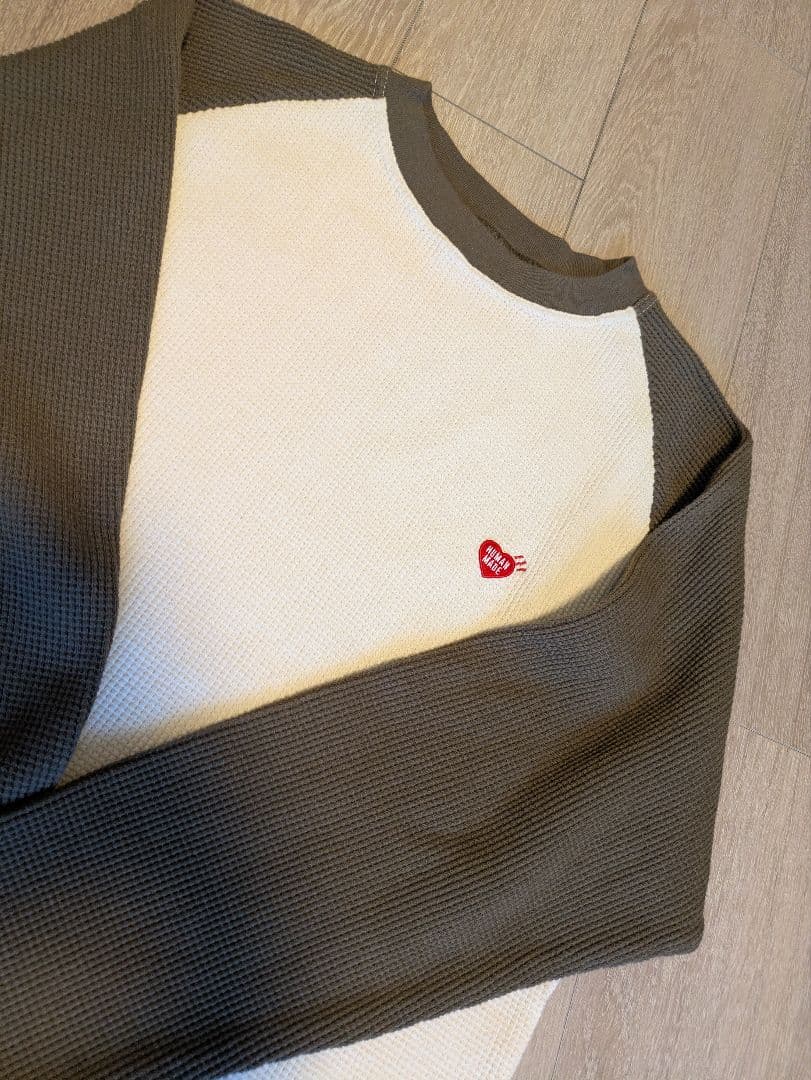 ヒューマンメイド サーマルカットソー M