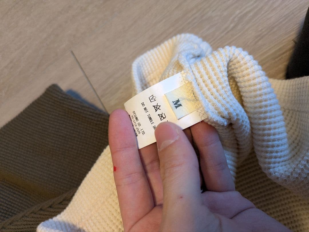 ヒューマンメイド サーマルカットソー M