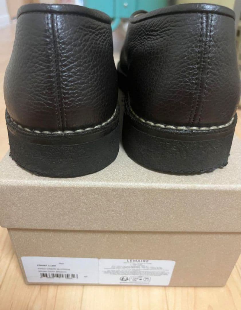 LEMAIRE CHINESE PIPED SLIPPERS 42 ルメール