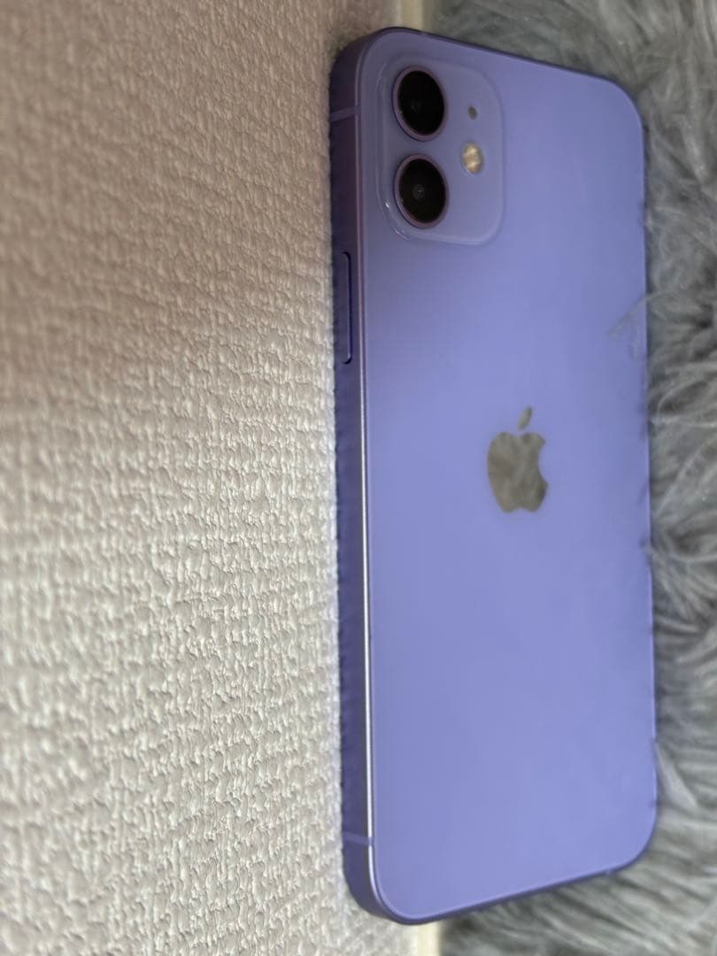 【美品】iphone12 本体 128gb パープル