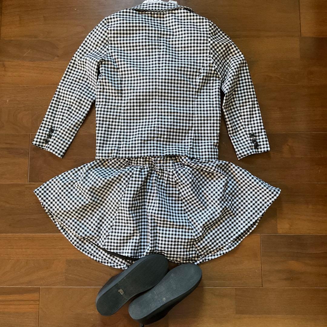 ［GENERATOR］ギンガム　フォーマルセット　女の子用
