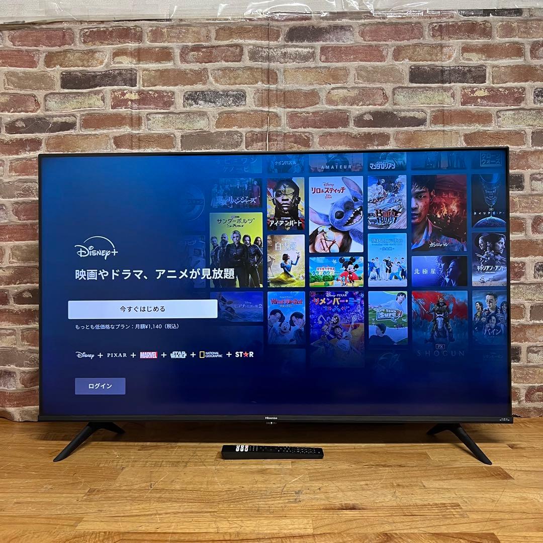 2022年製！ 50V型 4Kチューナー内蔵 液晶テレビ 50A6G ネット動画