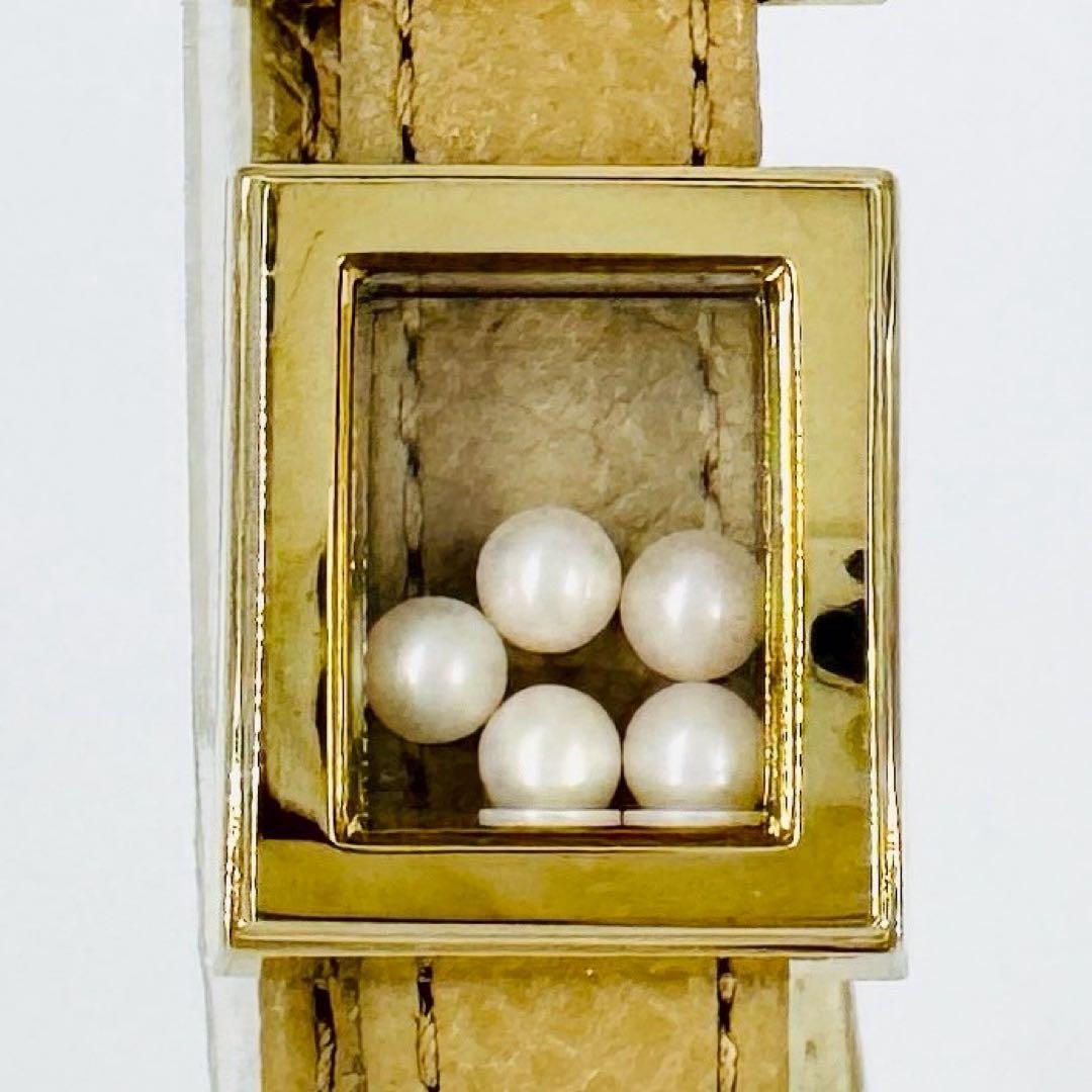 【箱/保証書/稼働】MIKIMOTO シェル文字盤 ペンダントウォッチ 腕時計