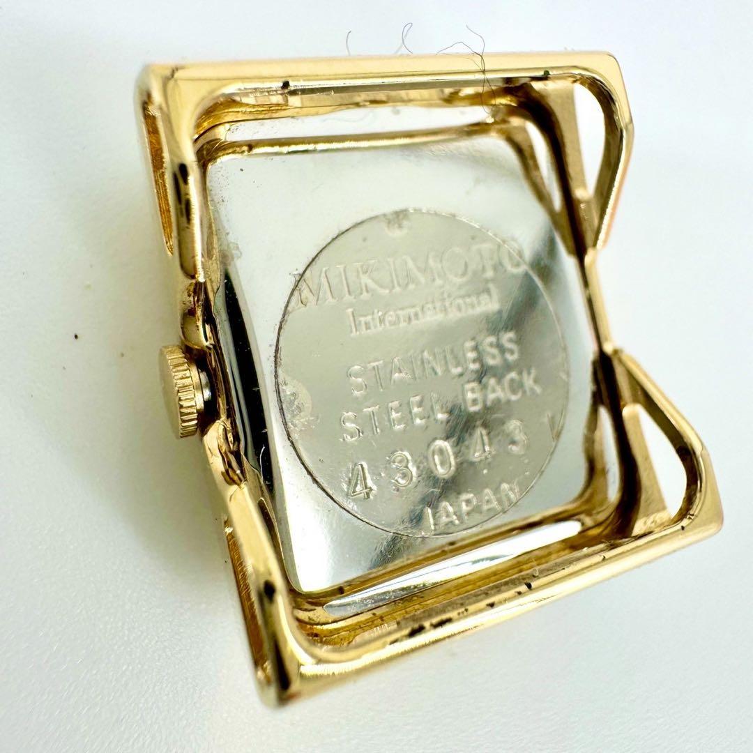 【箱/保証書/稼働】MIKIMOTO シェル文字盤 ペンダントウォッチ 腕時計