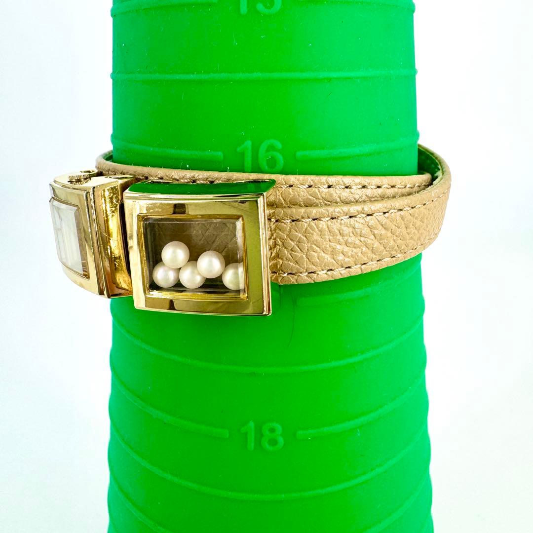 【箱/保証書/稼働】MIKIMOTO シェル文字盤 ペンダントウォッチ 腕時計