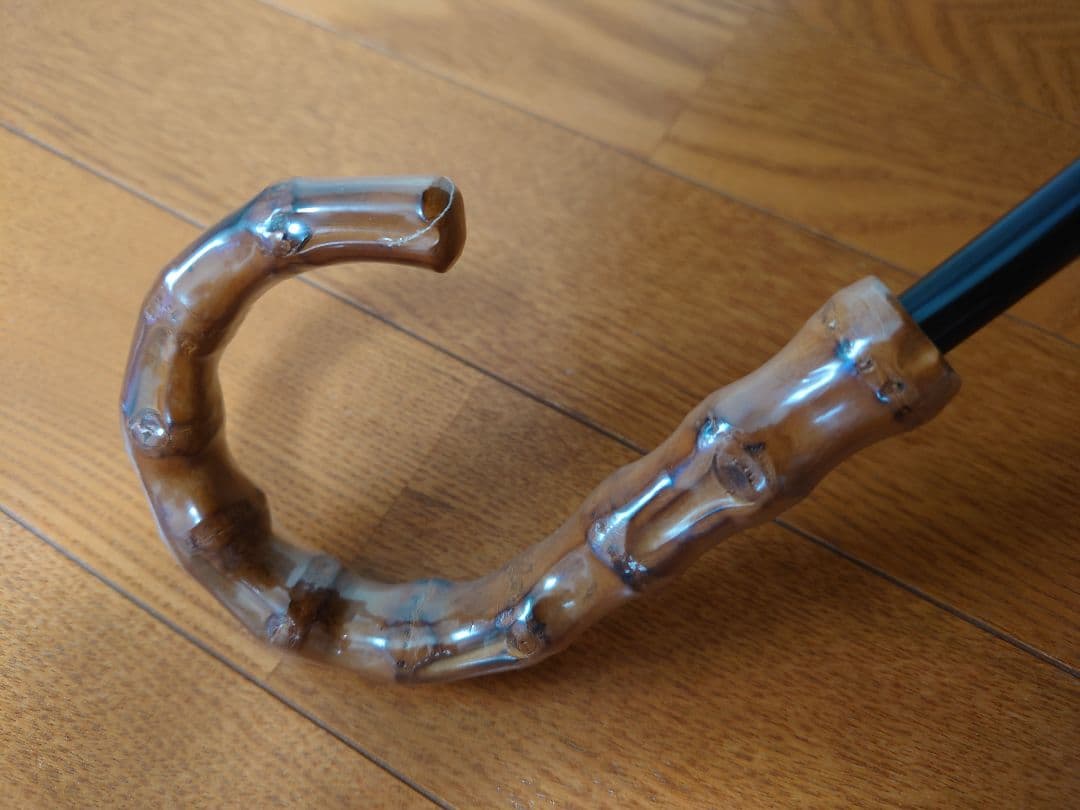 芦屋ロサブラン 折りたたみ日傘 ダンガリーグレー 曲がり手元