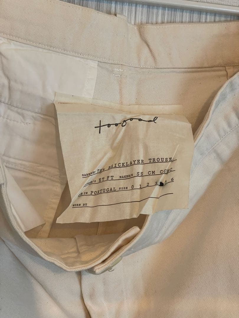 パンツ toogood THE BRICKLAYER TROUSER