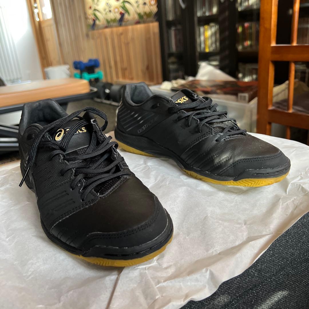 デスタッキ K FF インドア　飴色ソール　ブラック