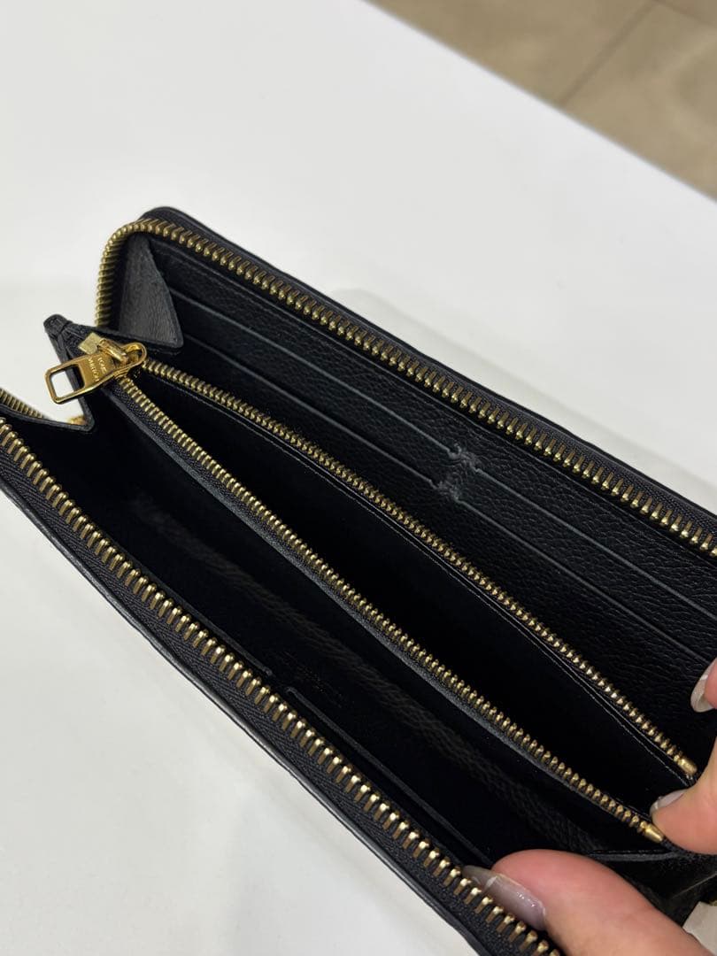LOUIS VUITTON ルイヴィトン　長財布　ポルトフォイユ　クレマンス　黒