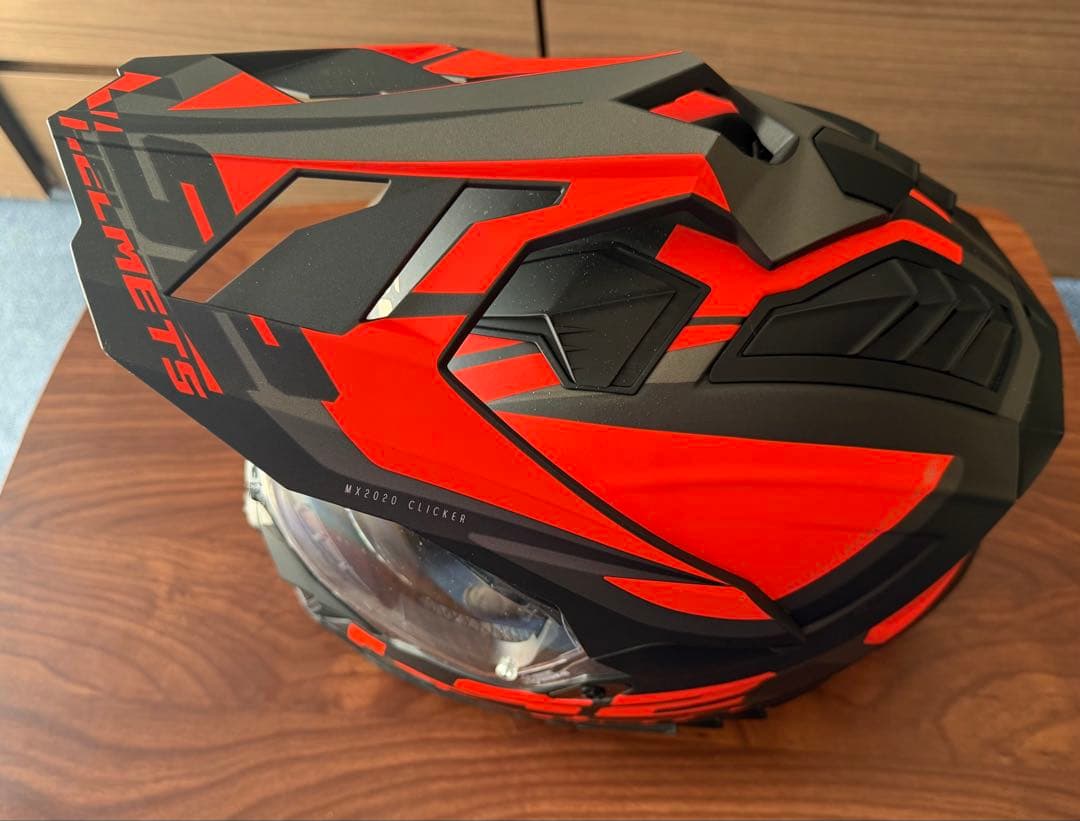 LS2 EXPLORER F マットブラックオレンジ XXL