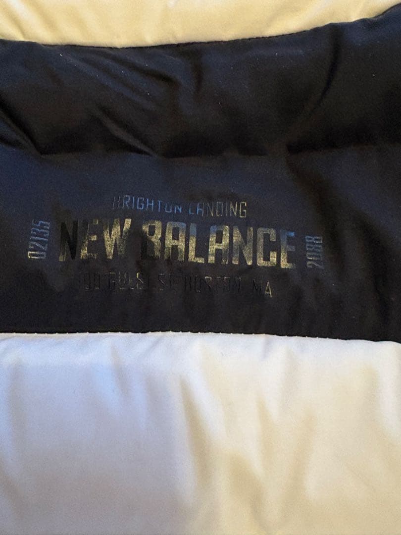 New Balance ゴルフダウンジャケット　白