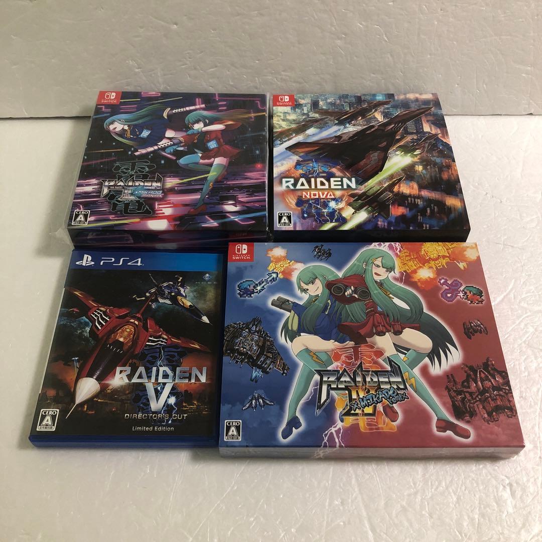 PS4 雷電V 限定版＋Switch 雷電4＋雷電III＋NOVA 限定版