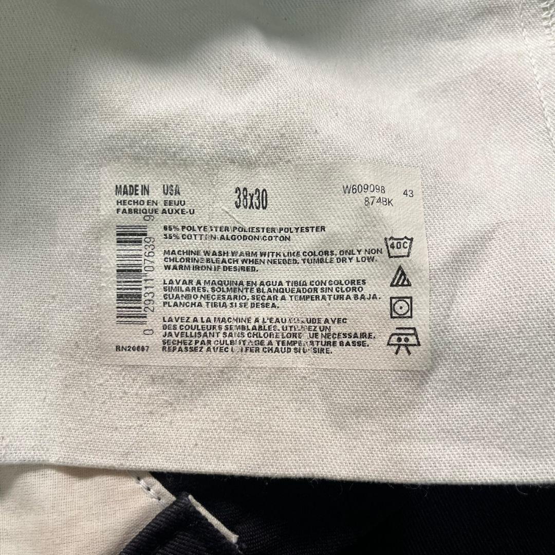 90s Dickies ワークパンツ 874 USA製 黒 ブラック TALON