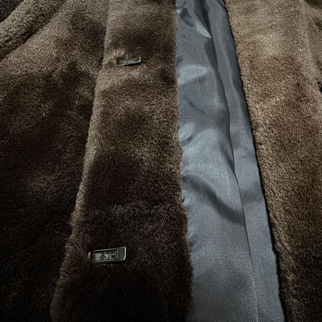 d*9様 【Nakamura Fur】ミンク毛皮ロングコート 茶