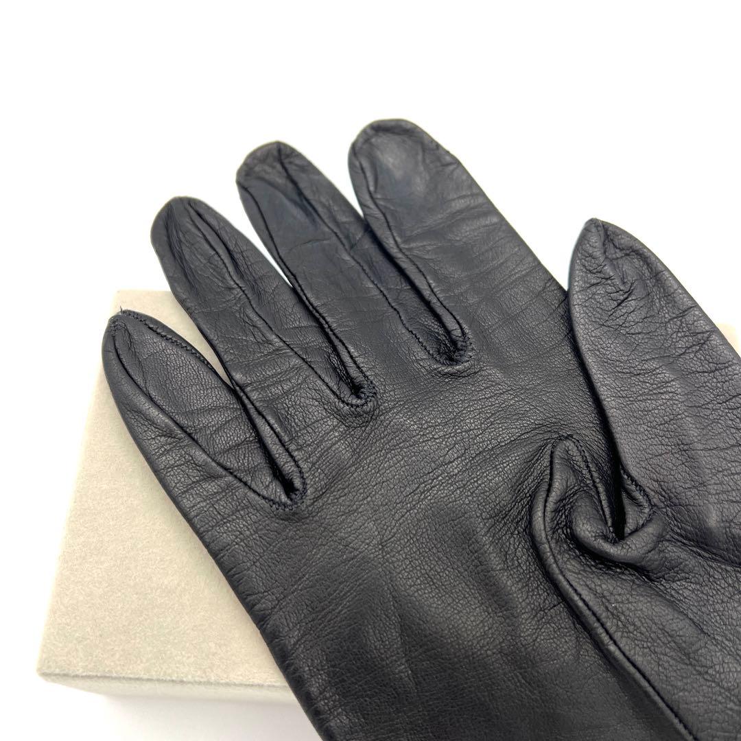 CHANEL シャネル ココマーク 手袋 グローブ レザー ブラック サイズ7