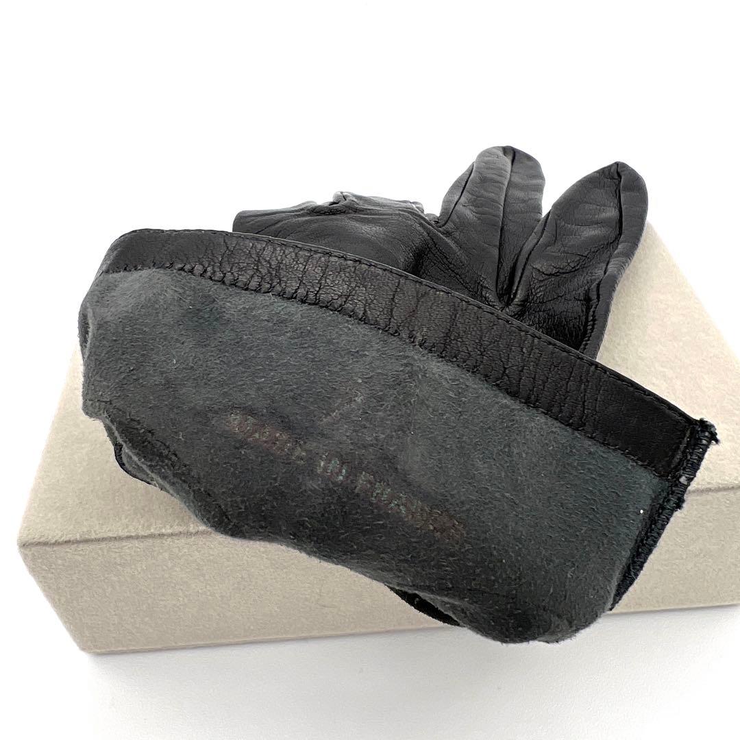 CHANEL シャネル ココマーク 手袋 グローブ レザー ブラック サイズ7