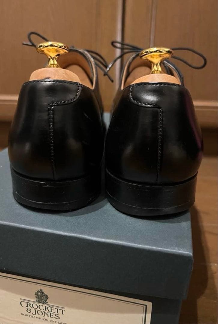箱袋付！Crockett&Jones hallam ストレートチップ革靴71/2