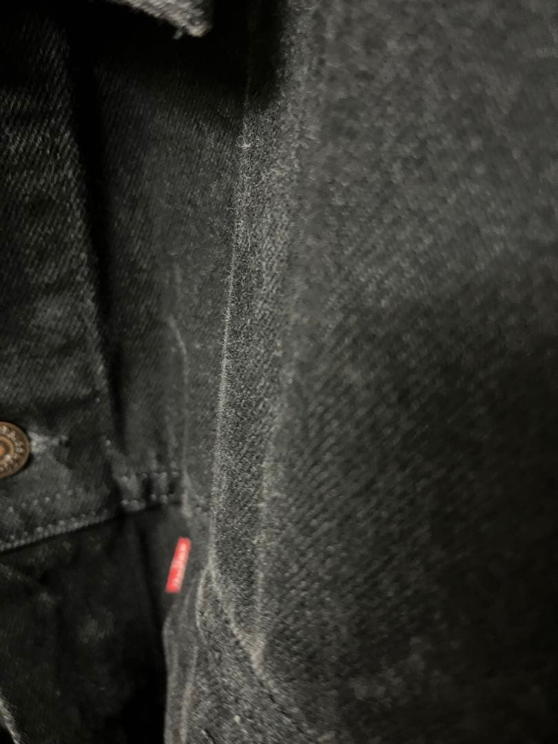 1/30までの出品　Levi's 70507-4159 ブラックデニムジャケット