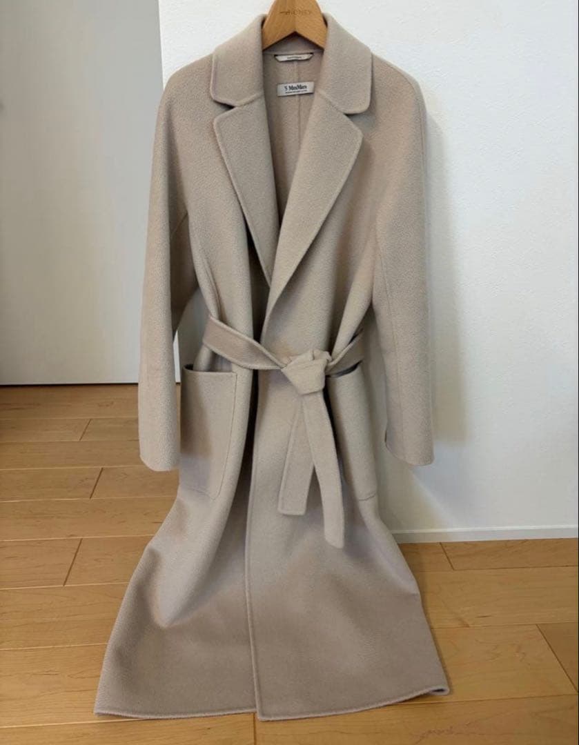 S MaxMara エスマックスマーラ ウールコート ベージュ