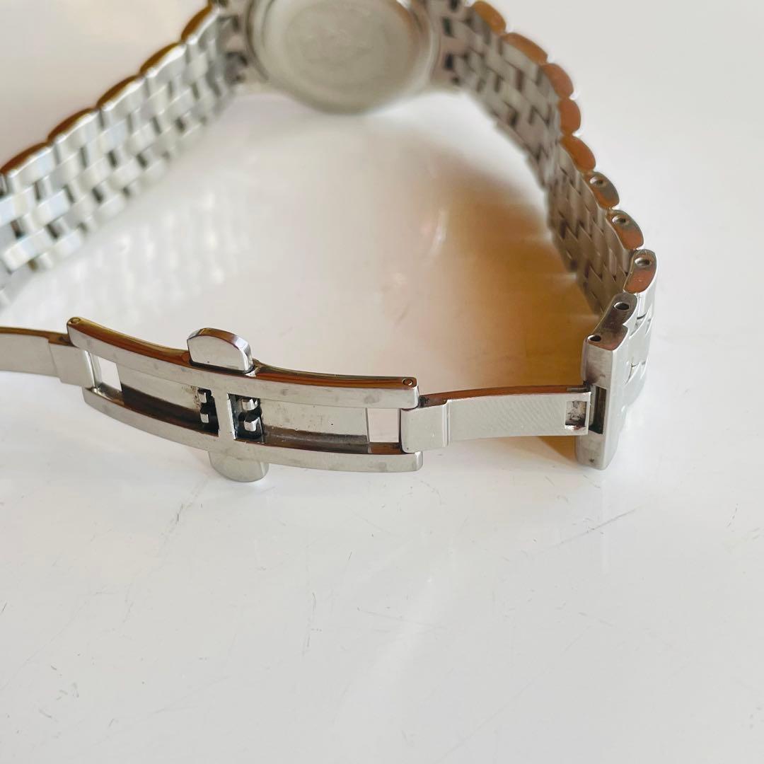 GUCCI グッチ シルバー文字盤 5500L 腕時計 クォーツ デイト 不動品