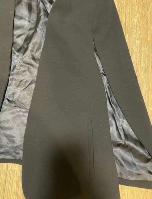 【試着のみ】ZARAノーカラーケープジャケット