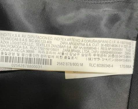 【試着のみ】ZARAノーカラーケープジャケット