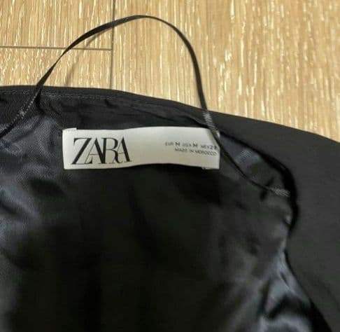 【試着のみ】ZARAノーカラーケープジャケット