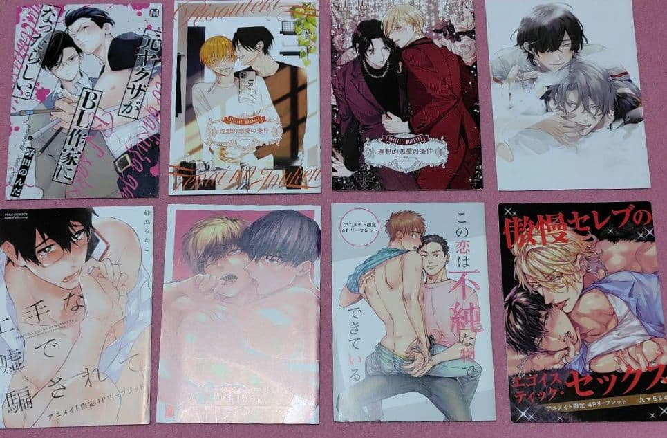 【バラ売り可能️⭕️】商業BL 限定特典 特典 イラストカード リーフレット