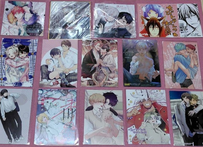 【バラ売り可能️⭕️】商業BL 限定特典 特典 イラストカード リーフレット