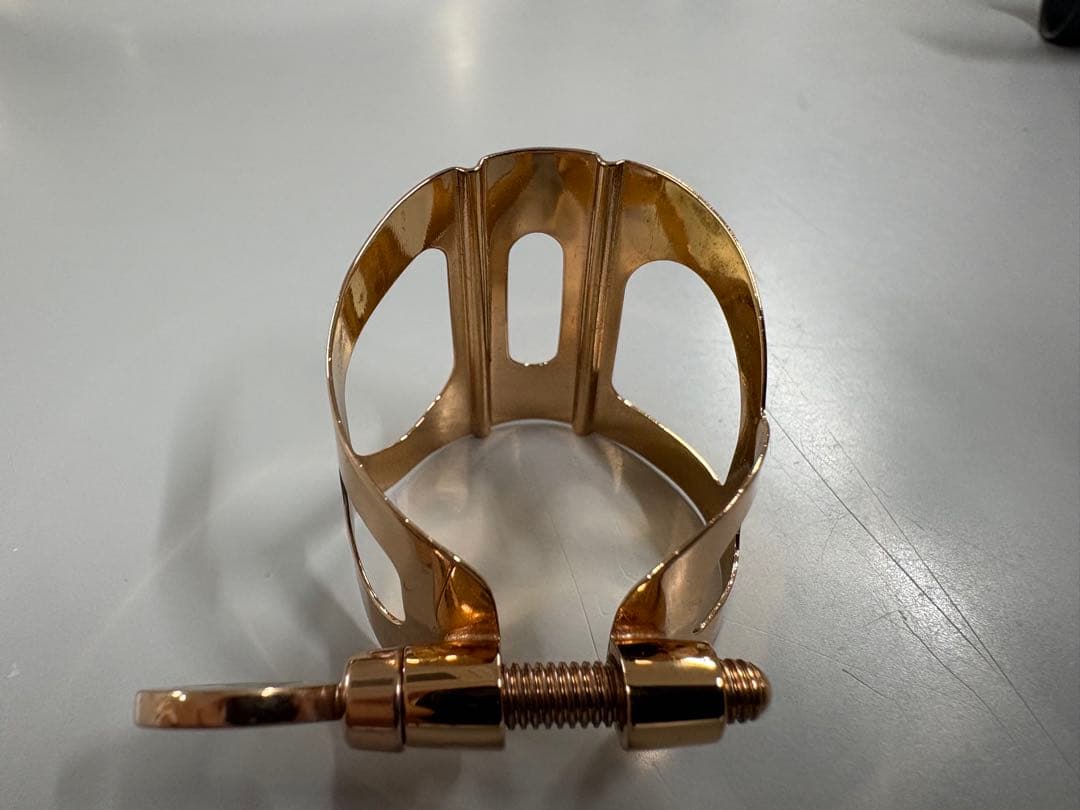 BG アルトサックス リガチャー L10PGP ピンクゴールドプレート 美品