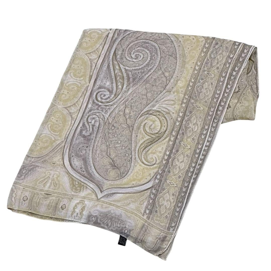 極美品✨ETRO シルク100% 大判ストール スカーフ イタリア製 ペイズリー