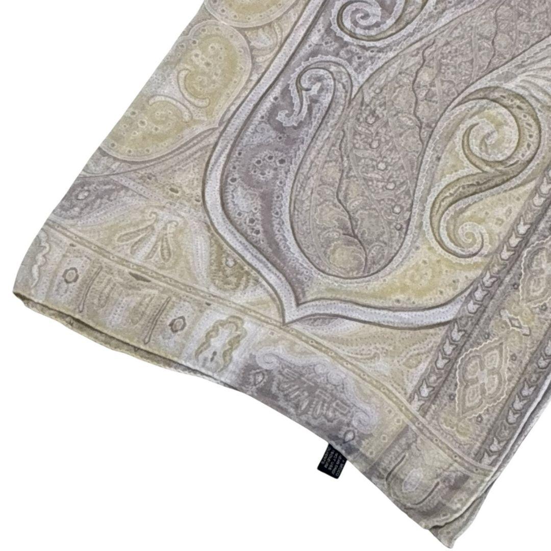 極美品✨ETRO シルク100% 大判ストール スカーフ イタリア製 ペイズリー