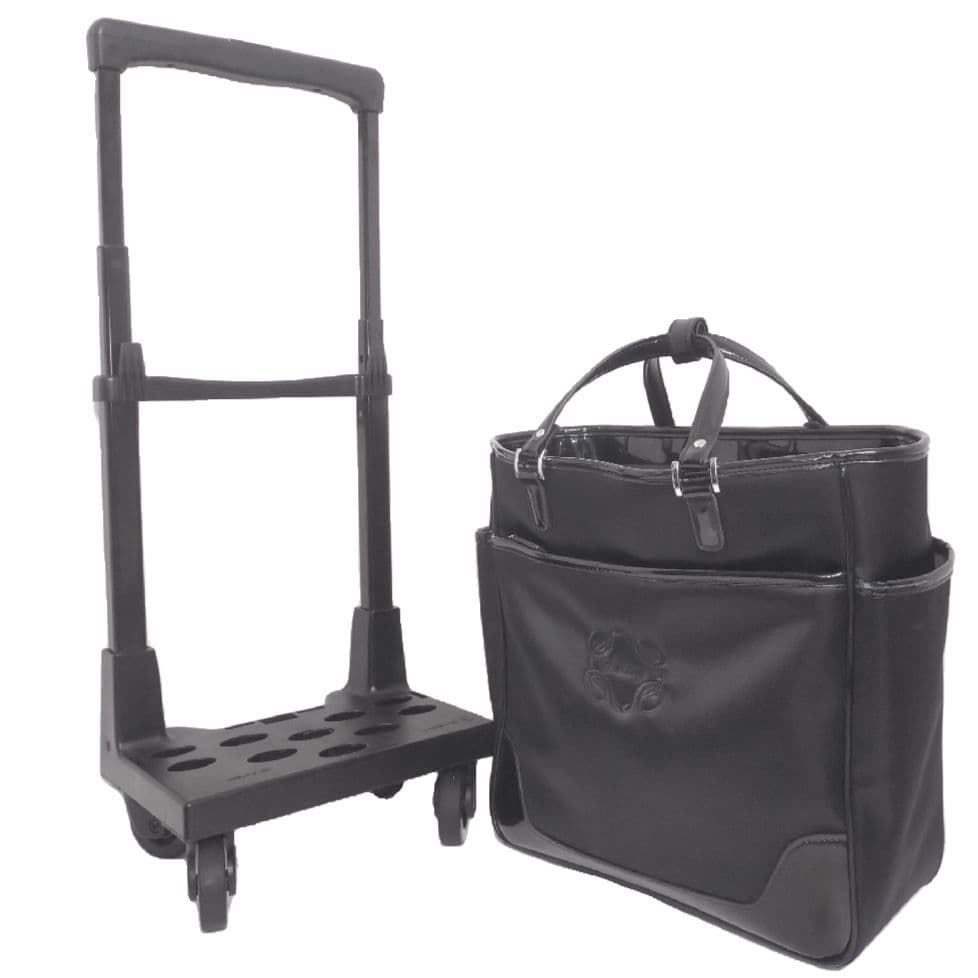 ✨美品✨スワニー　ソフトキャリー モノグラーモ　14L〜17L　ブラック　静音