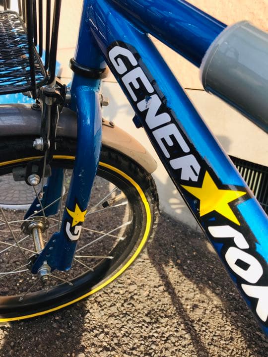 ジェネレーターキッズ ブルー 変速なし 16型 子供用自転車