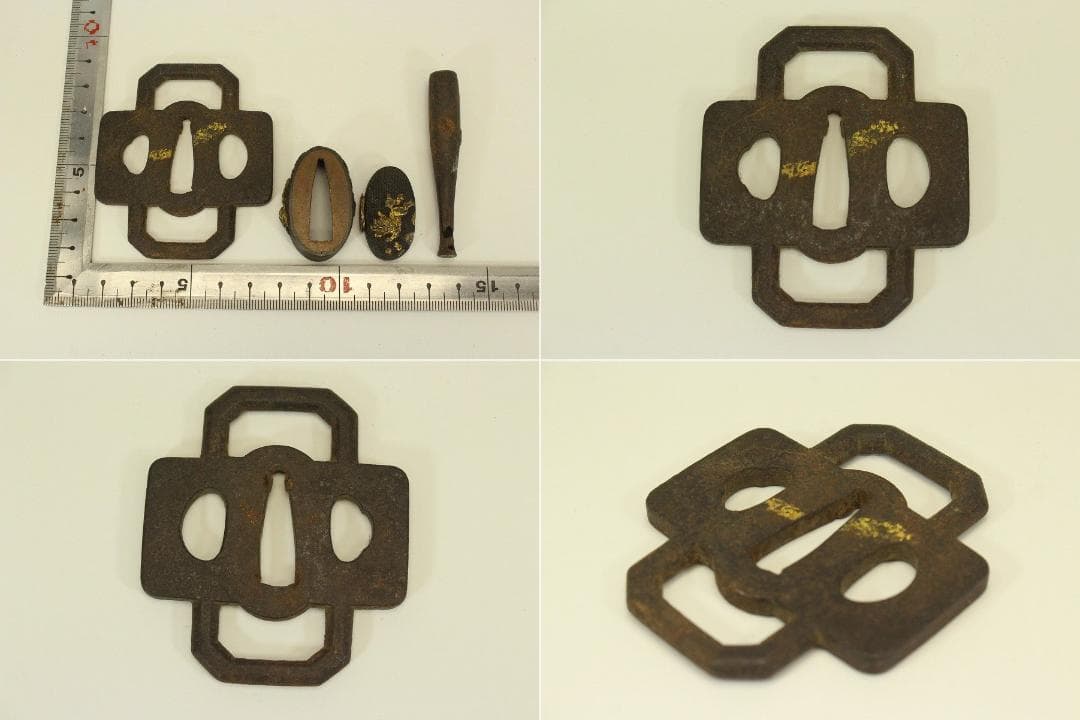 刀 鍔 金具 金工四件まとめて(LC830)