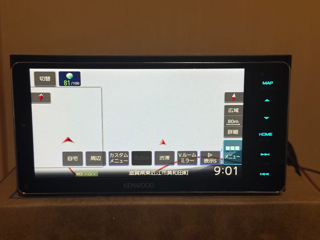 KENWOOD カーナビMDV-M807HDW map data 2019