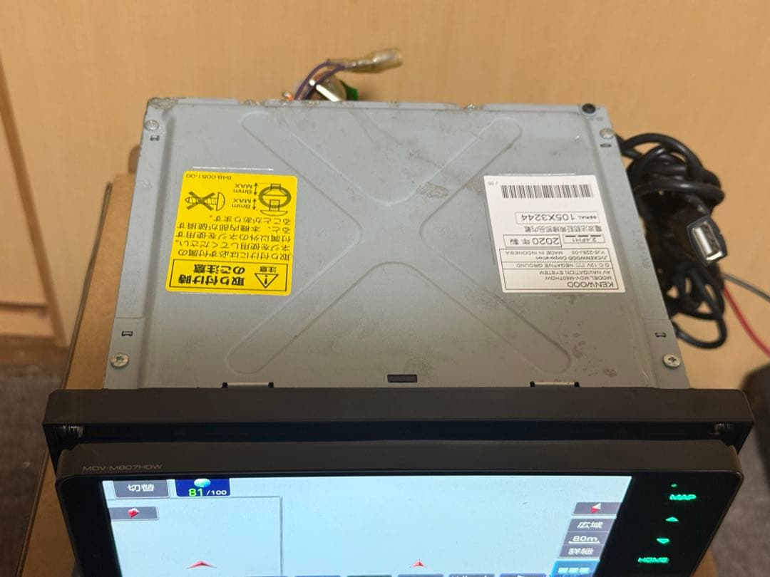 KENWOOD カーナビMDV-M807HDW map data 2019