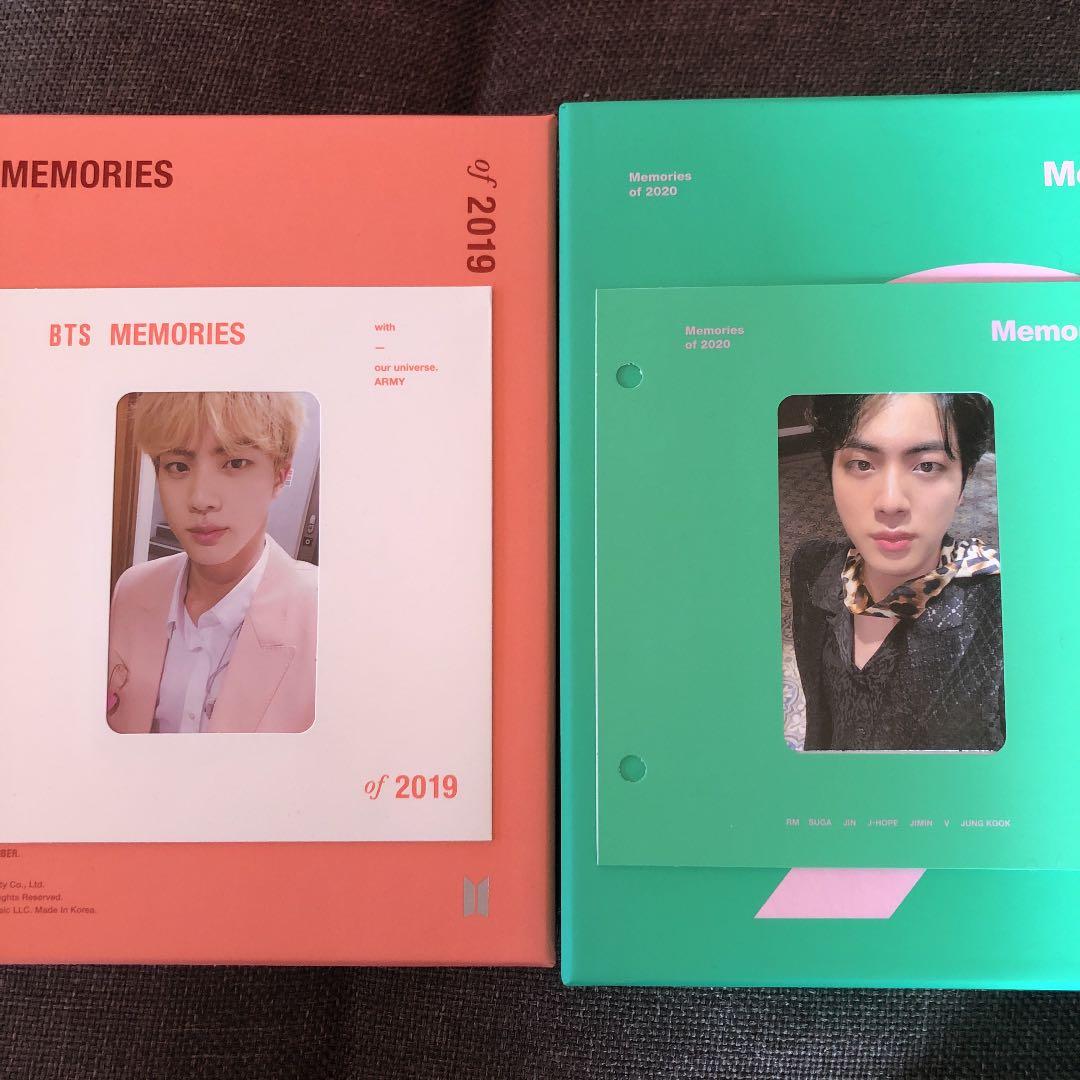 BTS トレカ　ジン　メモリーズ　2019 2020 JIN フォトカード