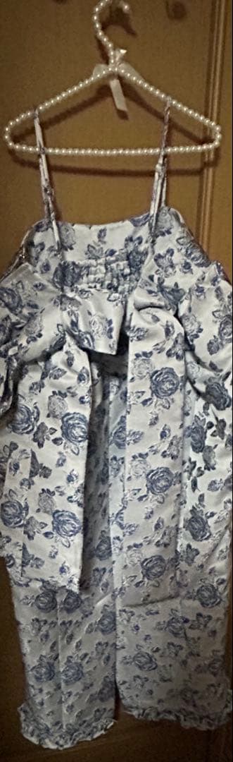 ワンピース Carmelo Kimono Rose Jacquard Dress