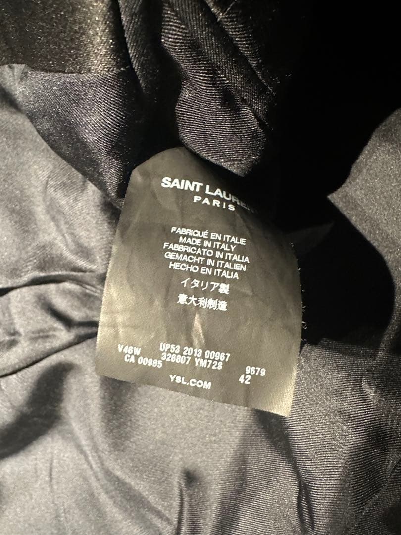 亀梨さん着用　サンローランパリ ベイビーキャット　テーラードジャケット