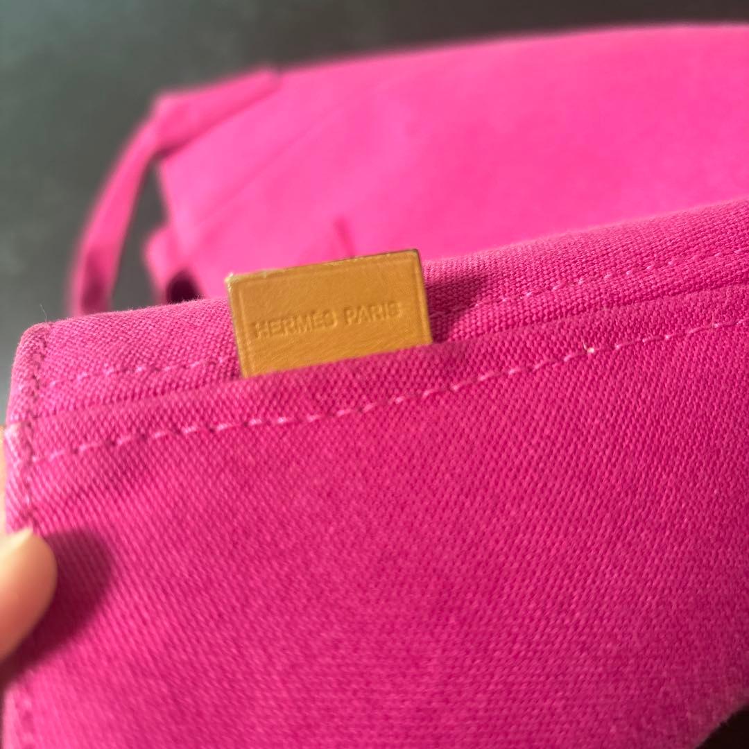 値下げOK！　正規品　HERMES パニエドプラージュ　ピンク