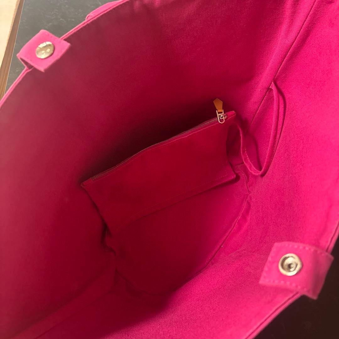 値下げOK！　正規品　HERMES パニエドプラージュ　ピンク