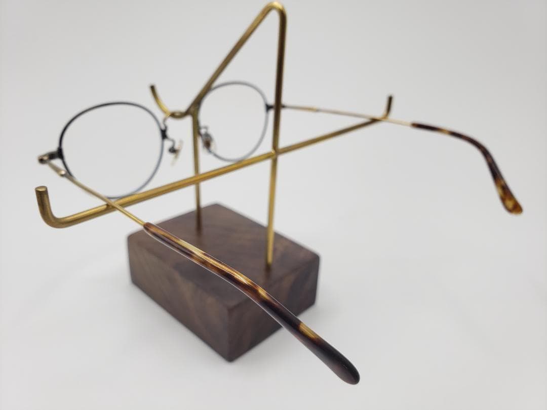 カメマンネン ボストン べっ甲柄 チタン製 眼鏡 KameManNen