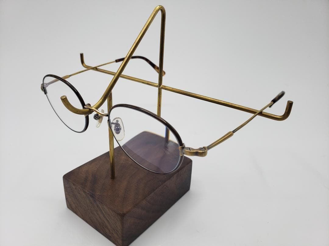 カメマンネン ボストン べっ甲柄 チタン製 眼鏡 KameManNen