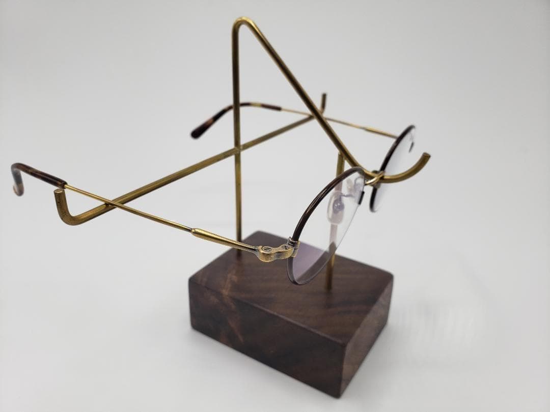 カメマンネン ボストン べっ甲柄 チタン製 眼鏡 KameManNen